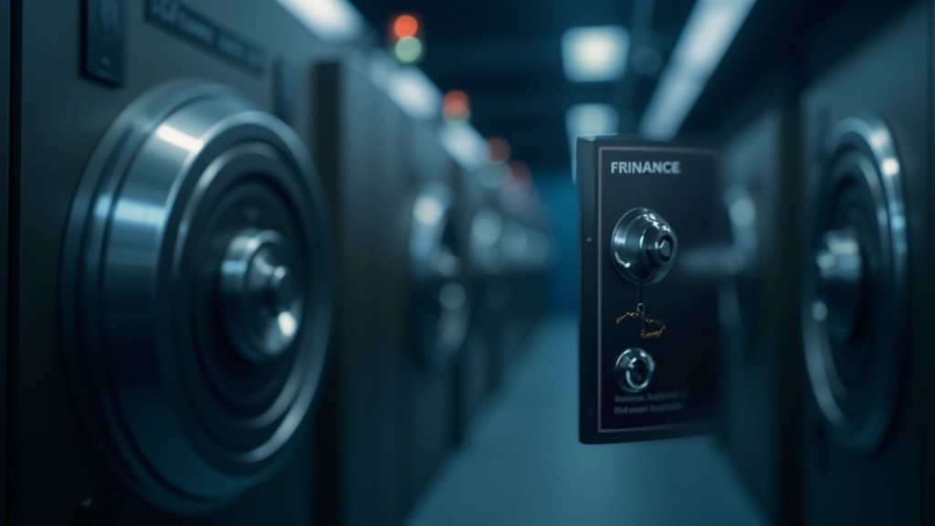 Secure financial facility with modern security and monitoring systems